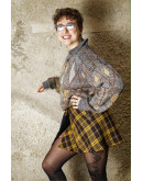 Vintage μάλλινη φούστα S-Μ