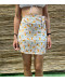 Vintage floral wrap skirt mini