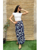 Vintage floral skirt maxi L
