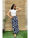 Vintage floral skirt maxi L