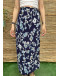 Vintage floral skirt maxi L