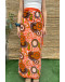 Vintage printed wrap skirt maxi