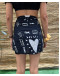 Vintage εμπριμέ wrap φούστα mini 