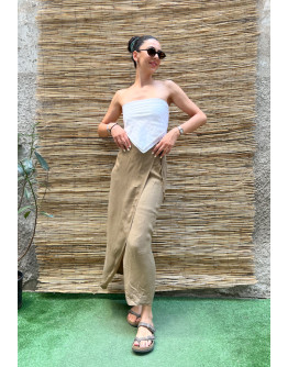 Vintage wrap φούστα maxi XS