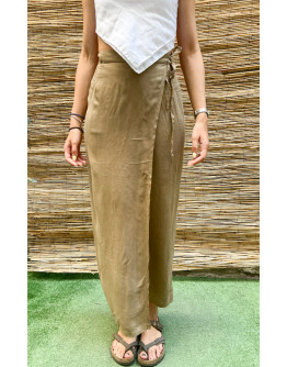 Vintage wrap φούστα maxi XS
