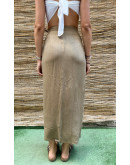 Vintage wrap φούστα maxi XS