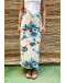 Vintage φλοράλ wrap φούστα maxi 