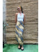 Vintage φλοράλ wrap φούστα maxi 
