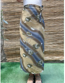 Vintage φλοράλ wrap φούστα maxi 
