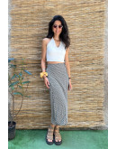 Vintage φλοράλ wrap φούστα maxi 
