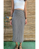 Vintage φλοράλ wrap φούστα maxi 