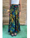 Vintage εμπριμέ wrap φούστα maxi 