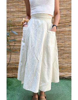 Vintage wrap φούστα midi 