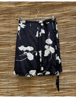 Vintage φλοράλ wrap φούστα mini 