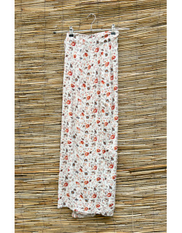 Vintage φλοράλ wrap φούστα maxi M