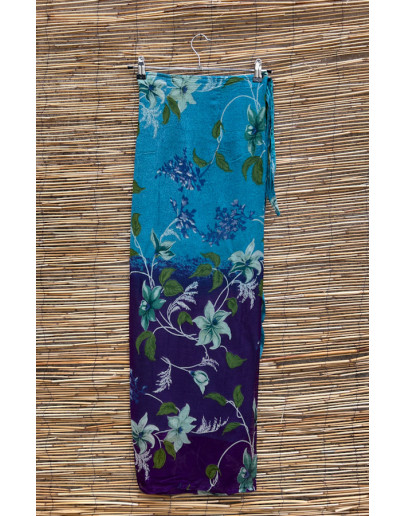 Vintage φλοράλ wrap φούστα maxi 