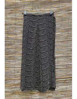Vintage εμπριμέ wrap φούστα midi 
