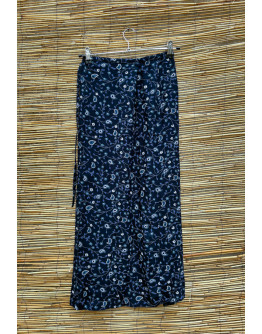 Vintage εμπριμέ  wrap φούστα maxi L