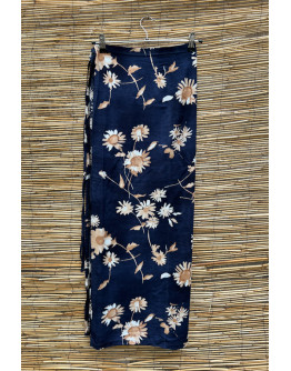 Vintage φλοράλ wrap φούστα maxi 