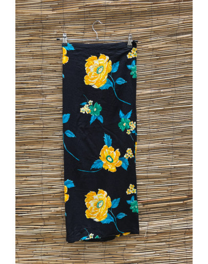 Vintage φλοράλ wrap φούστα midi 