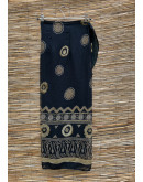 Vintage εμπριμέ wrap φούστα maxi 