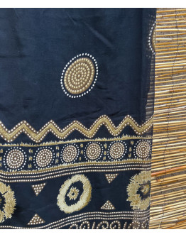 Vintage εμπριμέ wrap φούστα maxi 