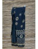 Vintage εμπριμέ wrap φούστα maxi 