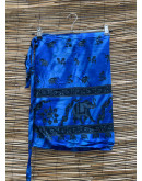 Vintage εμπριμέ wrap φούστα mini 