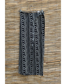 Vintage εμπριμέ wrap φούστα midi 