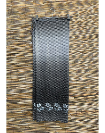 Vintage πουά wrap φούστα maxi