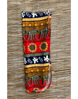 Vintage εμπριμέ wrap φούστα maxi 
