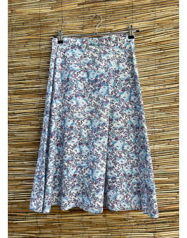 Vintage φλοράλ wrap φούστα midi 