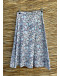 Vintage floral wrap skirt midi