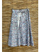 Vintage floral wrap skirt midi