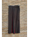 Vintage brown wrap skirt midi