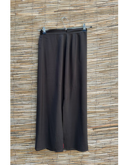 Vintage καφέ wrap φούστα midi 
