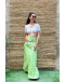 Vintage floral skirt maxi XS