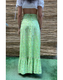 Vintage floral skirt maxi XS