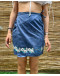 Vintage floral wrap skirt mini