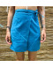 Vintage linen wrap skirt mini S