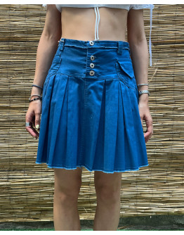 Vintage denim φούστα mini L