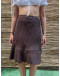 Vintage linen skirt midi S