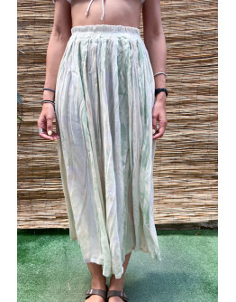 Vintage εμπριμέ φούστα maxi S