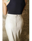 Vintage δερμάτινη φούστα L