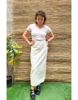 Vintage wrap φούστα maxi 