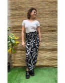 Vintage printed wrap skirt midi
