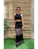 Vintage φλοράλ φούστα maxi L