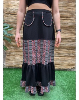 Vintage φλοράλ φούστα maxi L