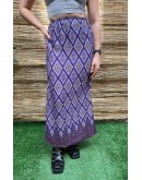 Vintage εμπριμέ φούστα maxi XS