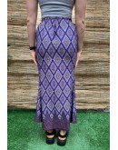 Vintage εμπριμέ φούστα maxi XS